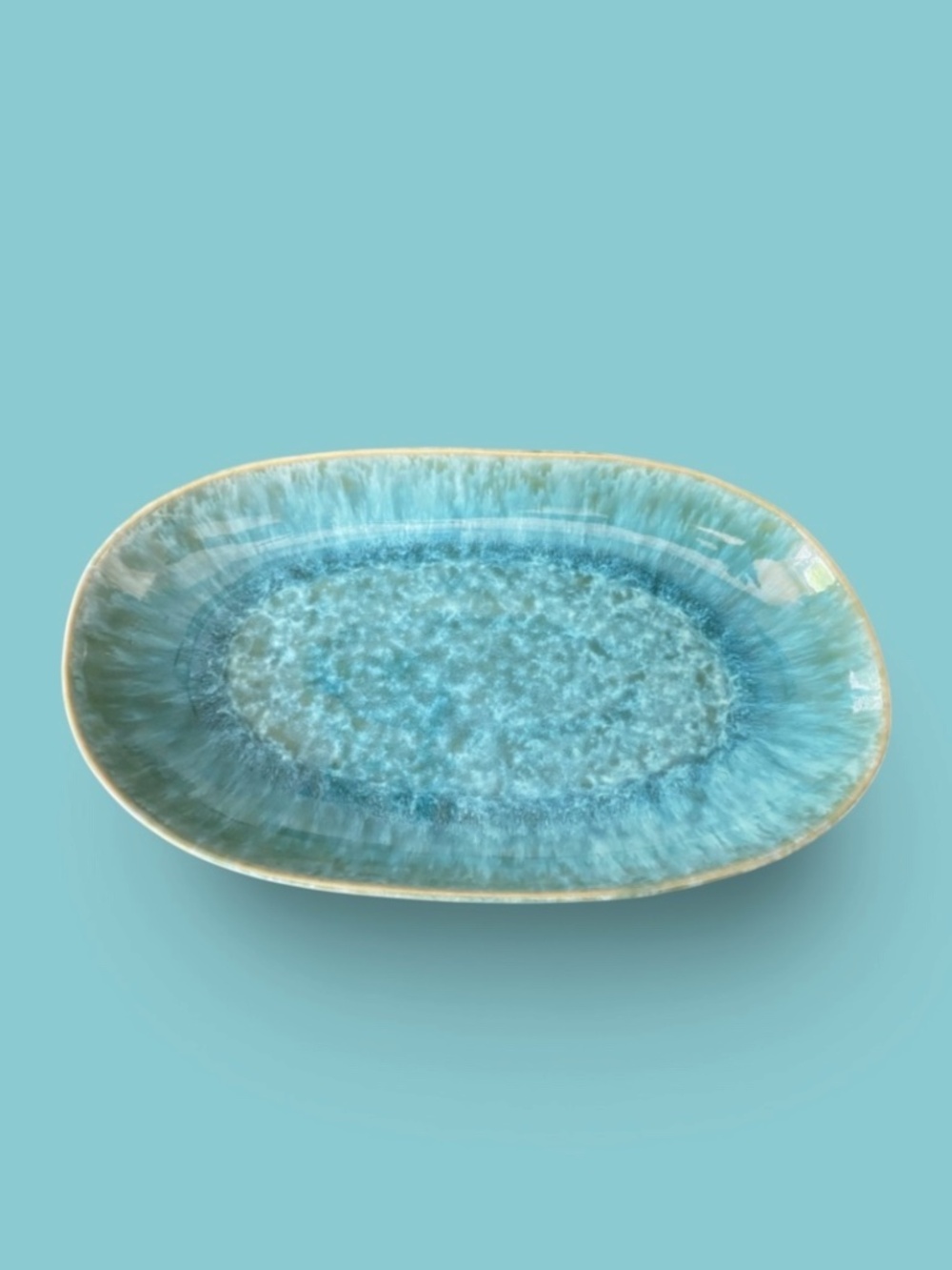 Mikasa Glazed Oval Serving Platter